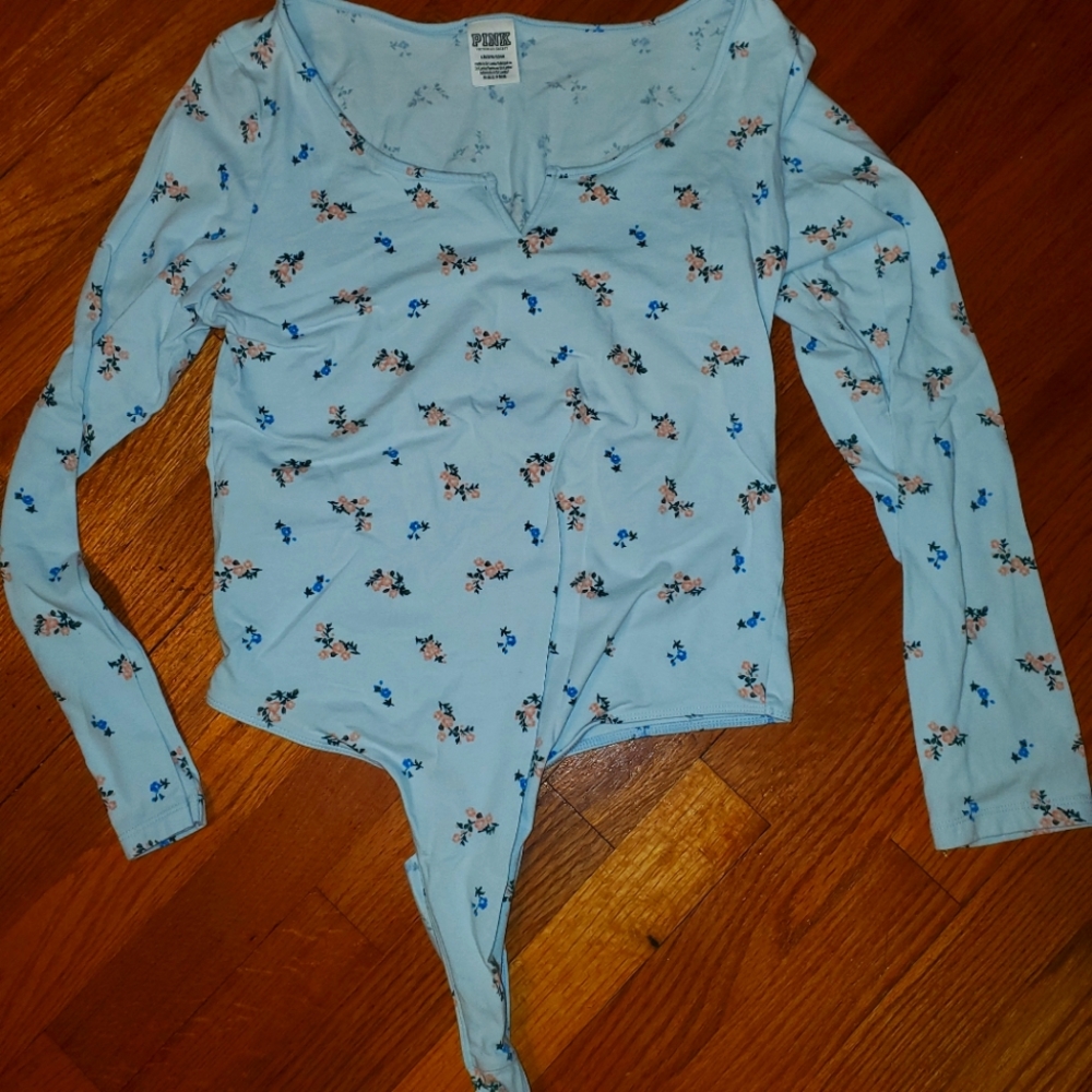 Victoria secret pink onsie like new size large